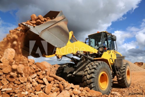 Picture of Front End Loader Tipping Stone